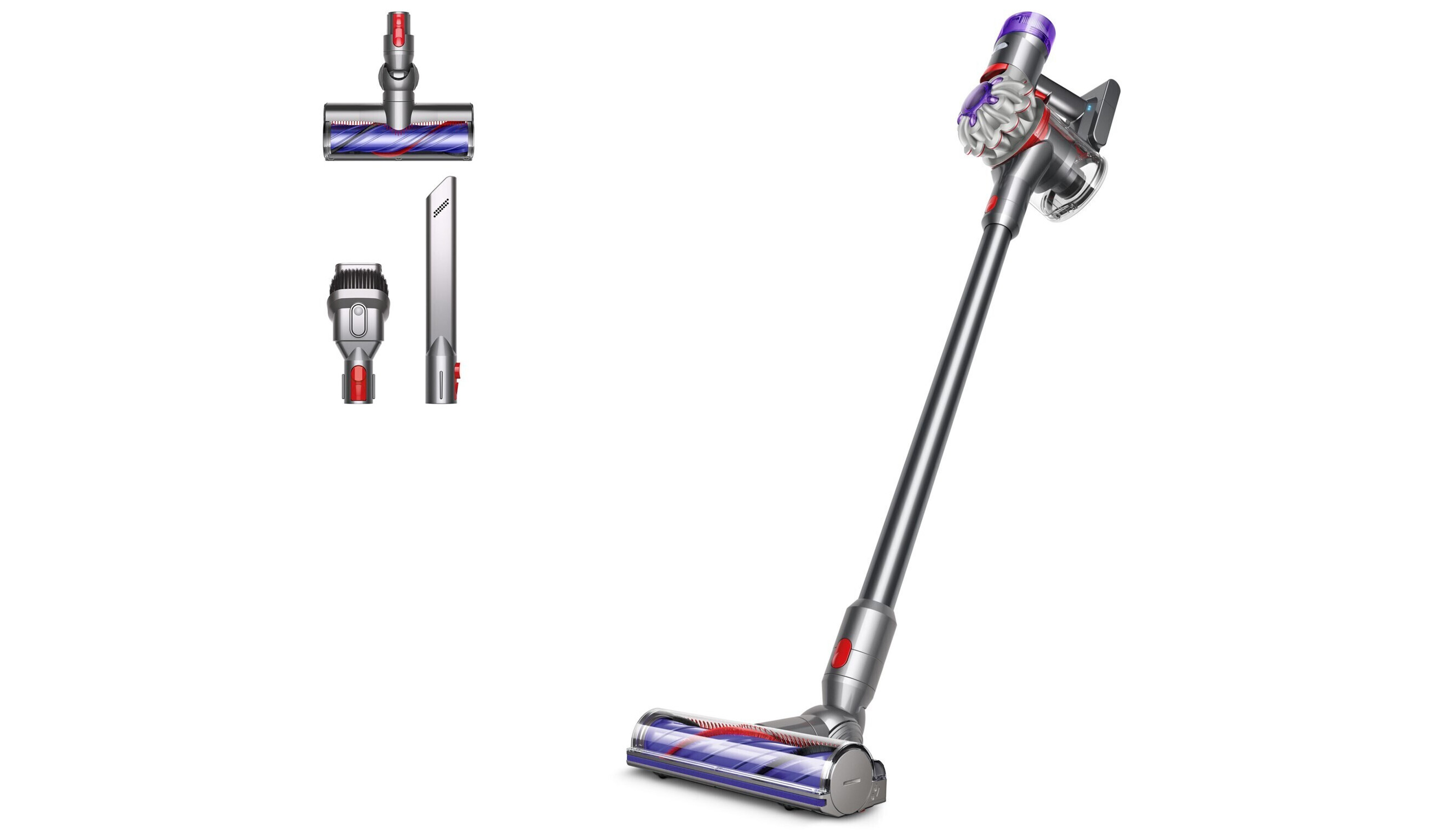 Dyson Akku-Stielsauger "V8", Nickel/Silber