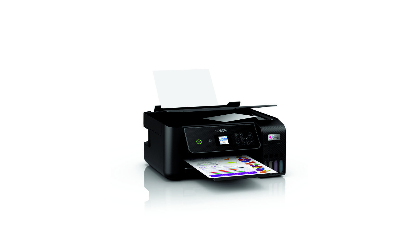 Epson Tintenstrahldrucker 3-in-1 "EcoTank ET-2870", schwarz